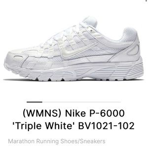(WMNS) Nike P-6000 'Triple White' BV1021-102